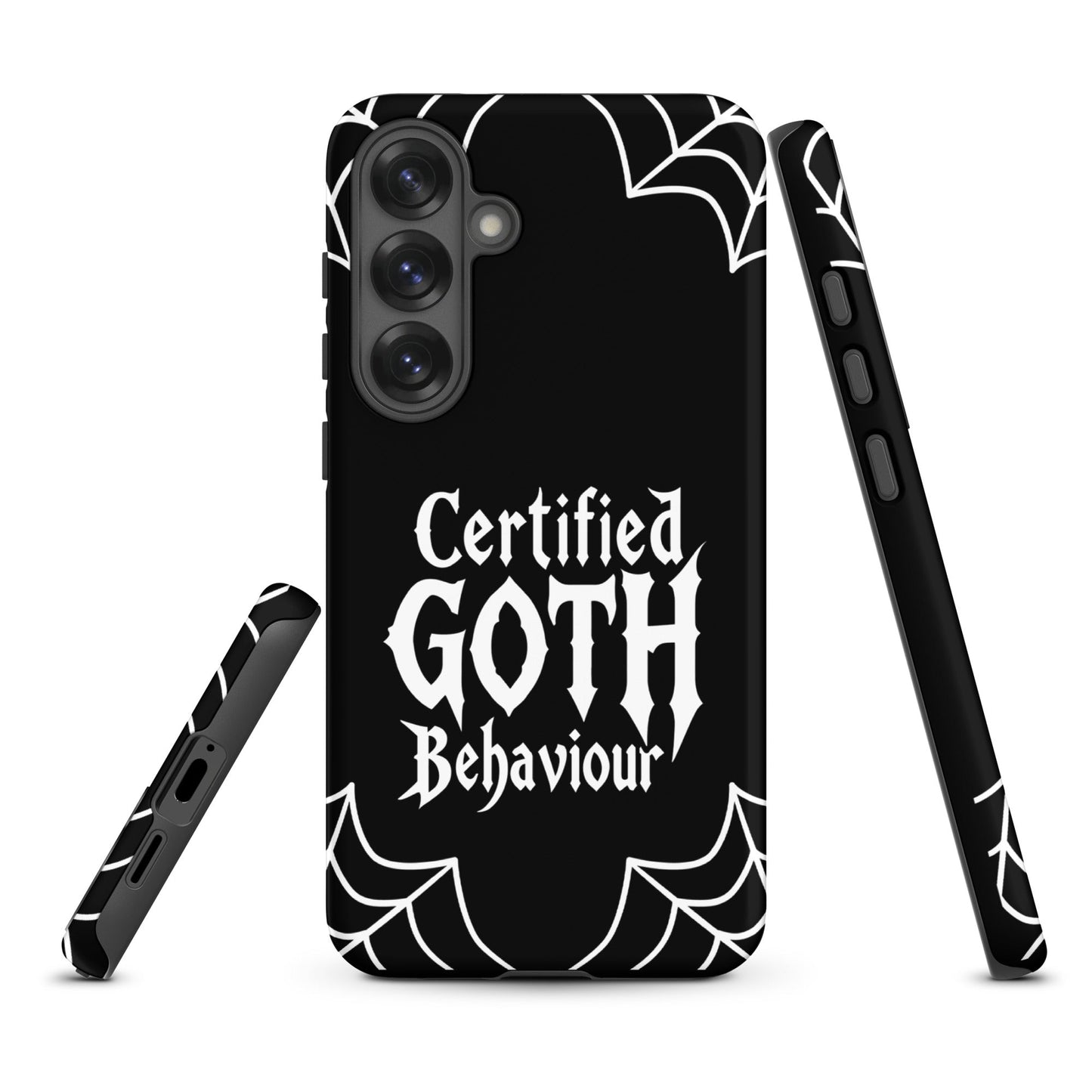 Certified Goth Behaviour Tough Phone Case for Samsung®
