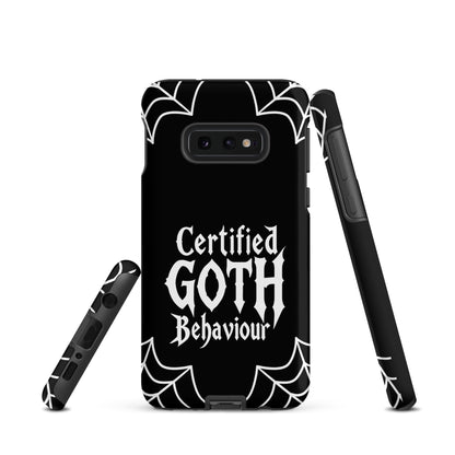 Certified Goth Behaviour Tough Phone Case for Samsung®