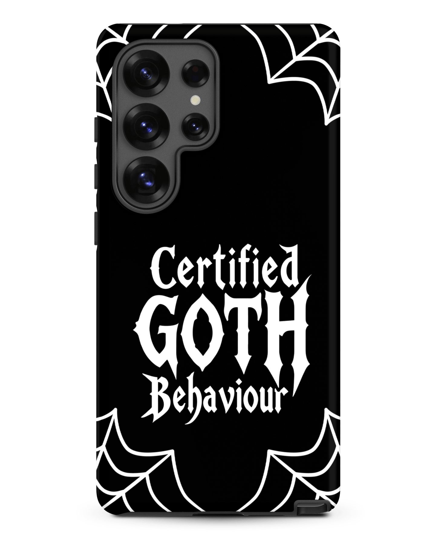 Certified Goth Behaviour Tough Phone Case for Samsung®