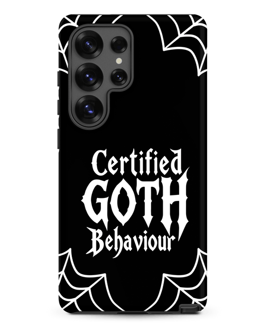 Certified Goth Behaviour Tough Phone Case for Samsung®