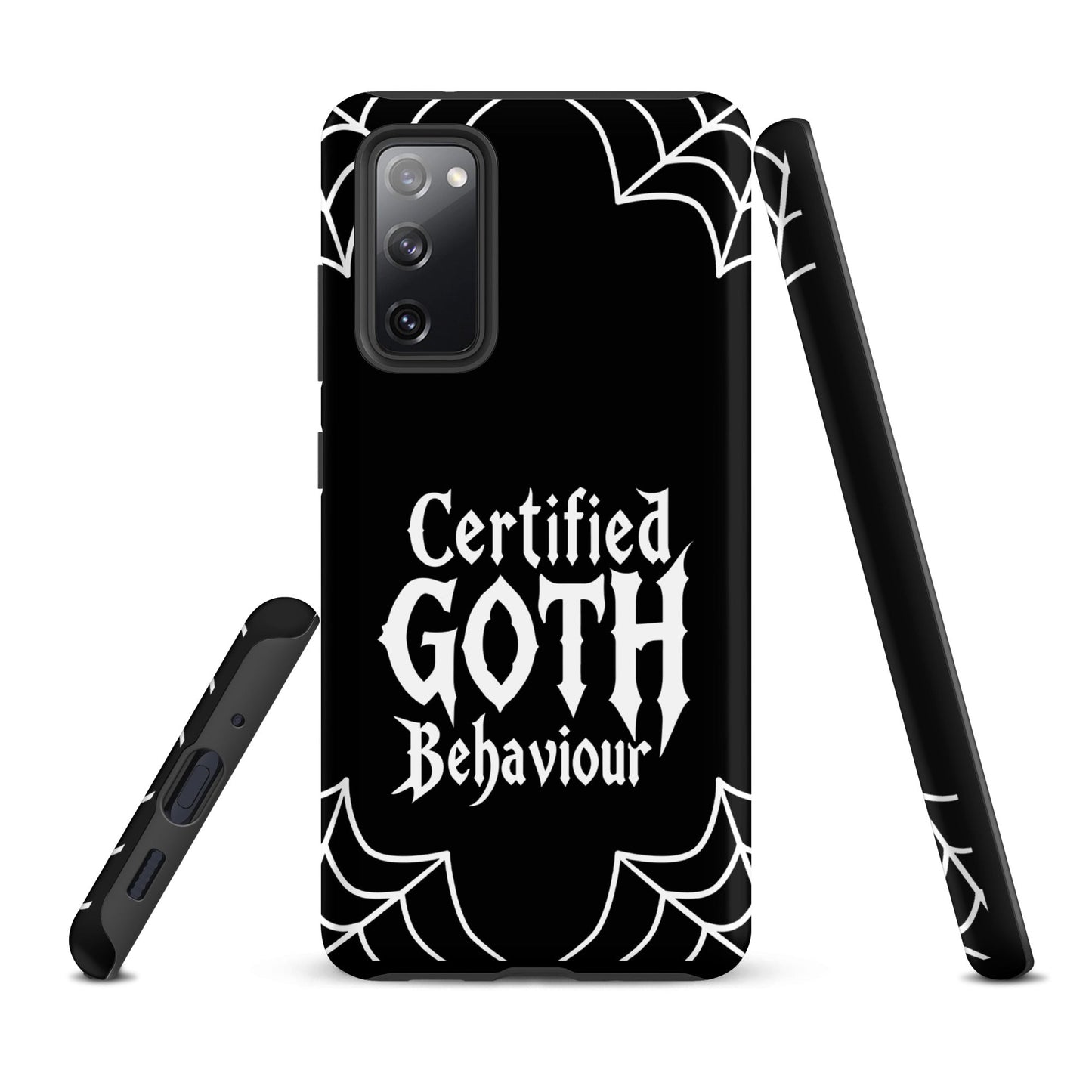 Certified Goth Behaviour Tough Phone Case for Samsung®