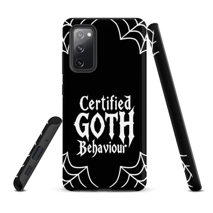 Certified Goth Behaviour Tough Phone Case for Samsung®