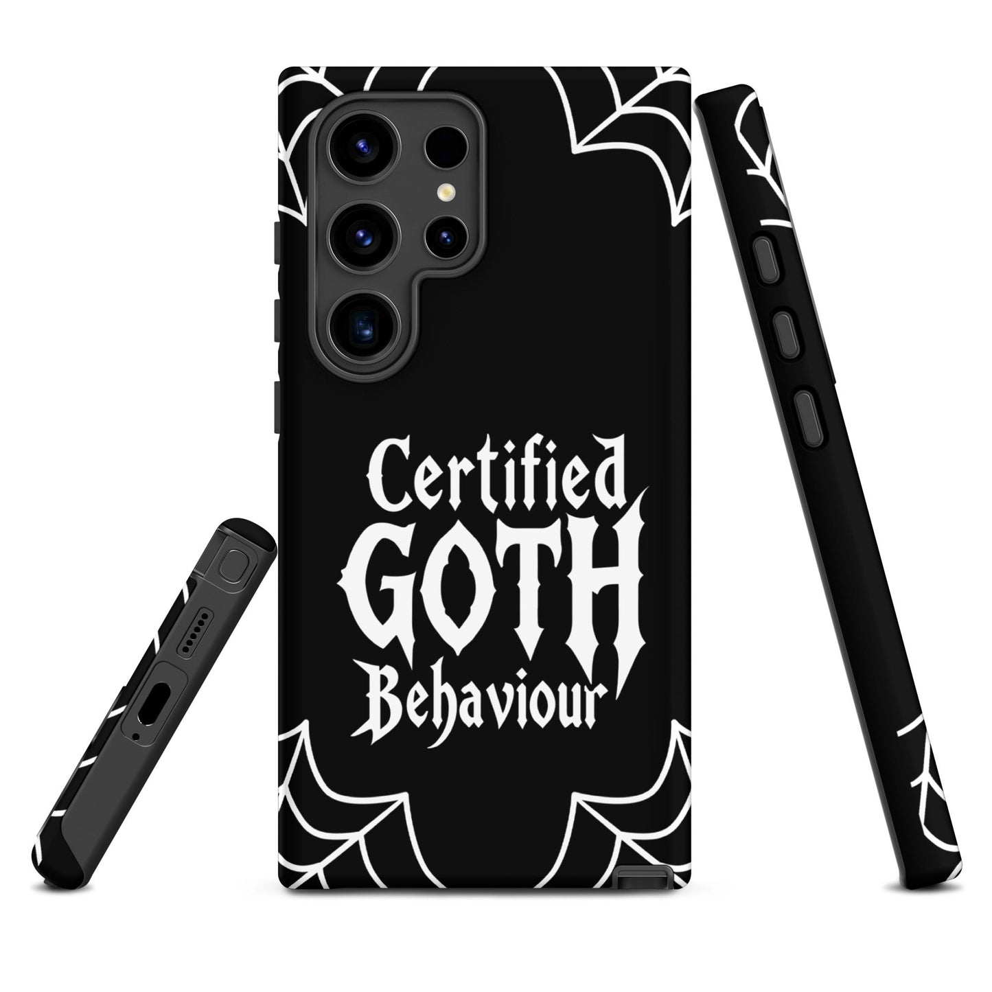 Certified Goth Behaviour Tough Phone Case for Samsung®