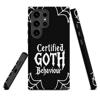 Certified Goth Behaviour Tough Phone Case for Samsung®