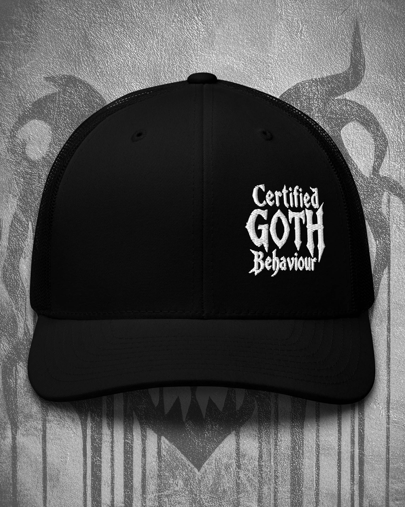 Certified GOTH Behaviour Trucker Cap
