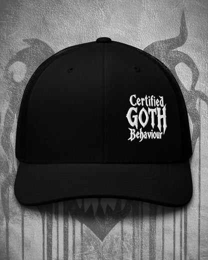 Certified GOTH Behaviour Trucker Cap