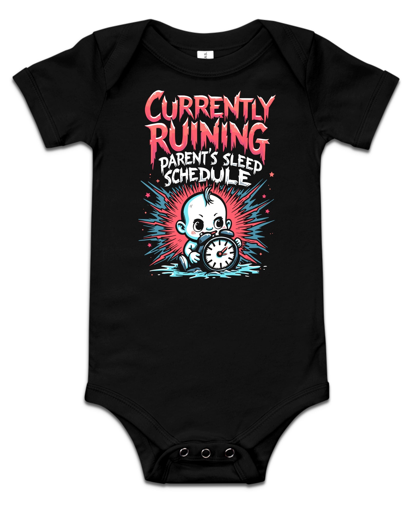 Currently Ruining Parent's Sleep Schedule Baby Bodysuit