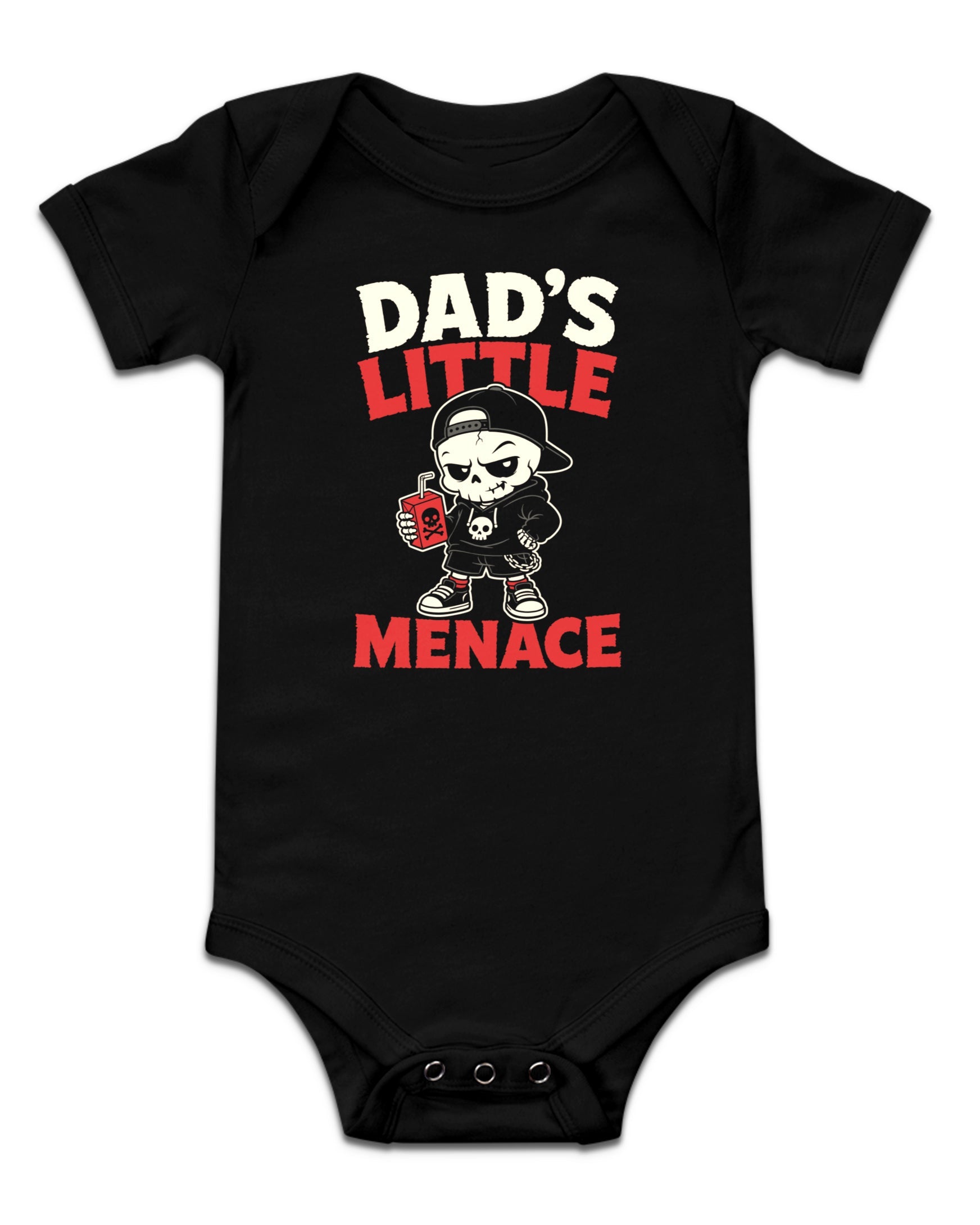 Dad’s Little Menace Baby Bodysuit