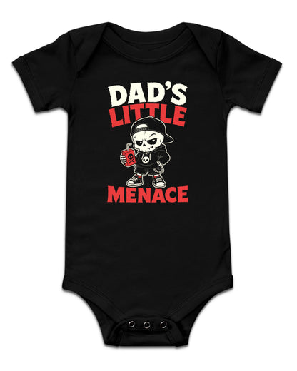 Dad’s Little Menace Baby Bodysuit