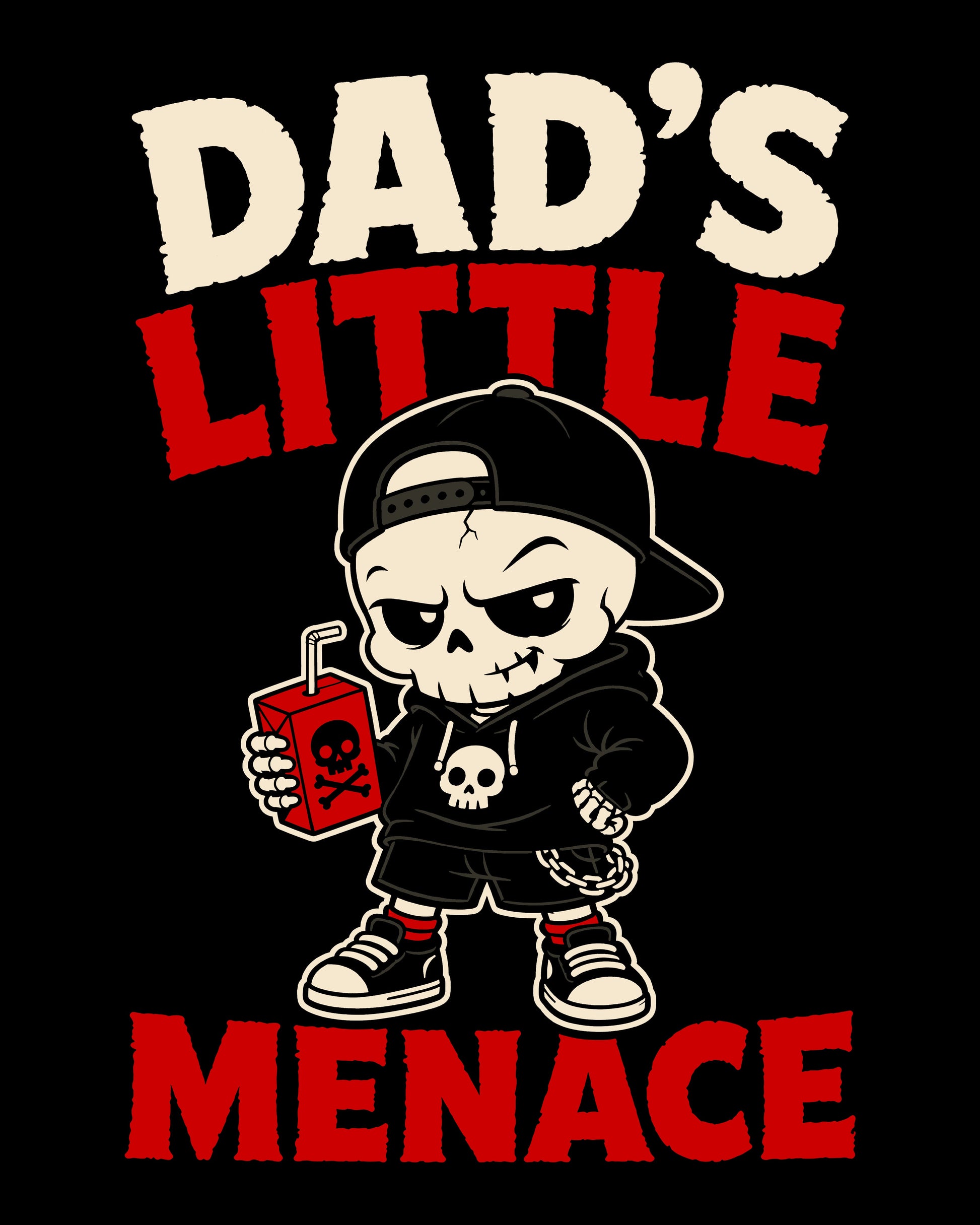 Dad’s Little Menace Baby Bodysuit