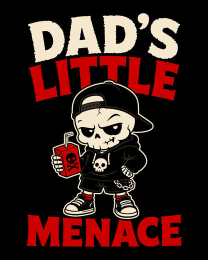 Dad’s Little Menace Baby Bodysuit