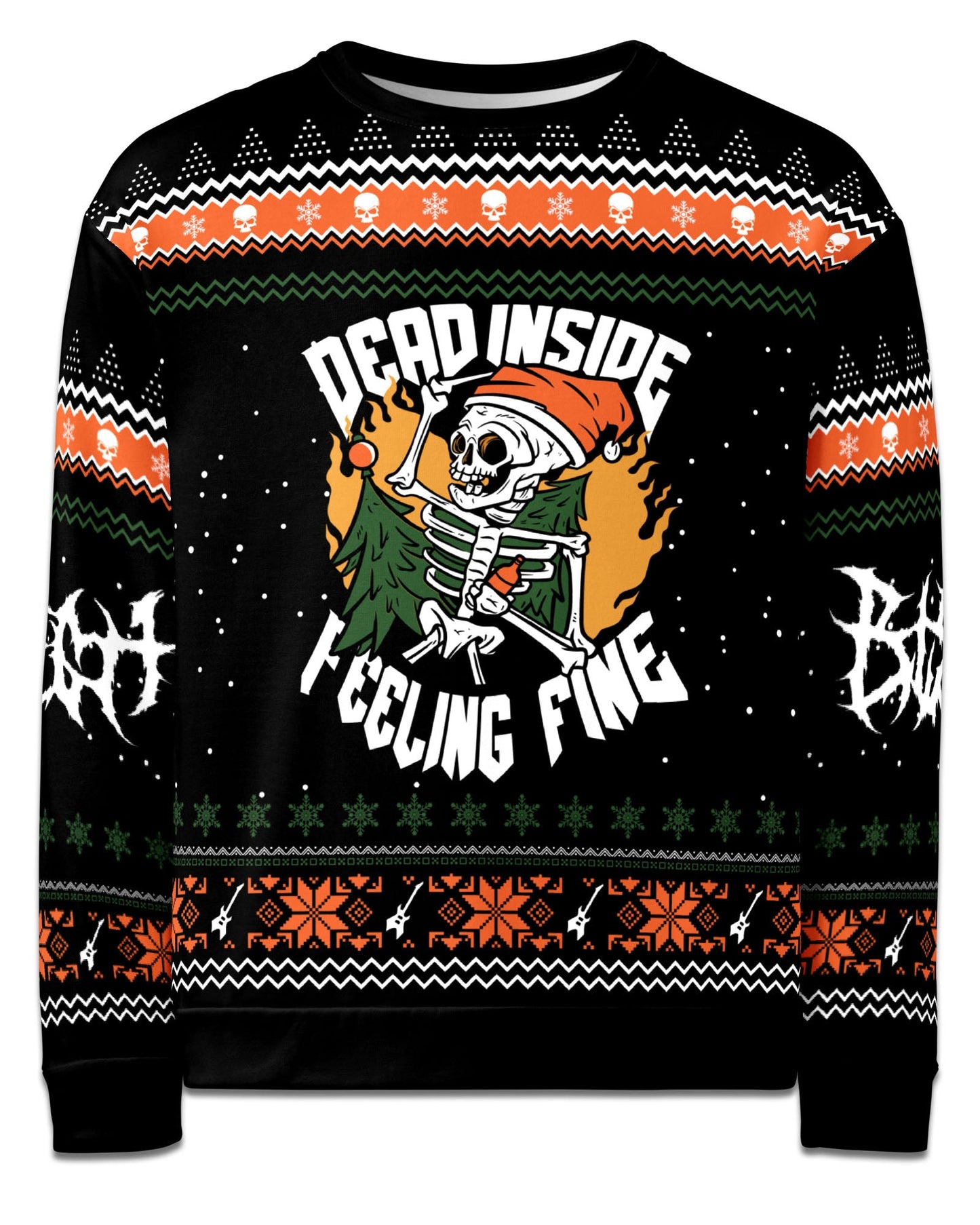 Dead Inside, Feeling Fine Ugly Christmas Sweater