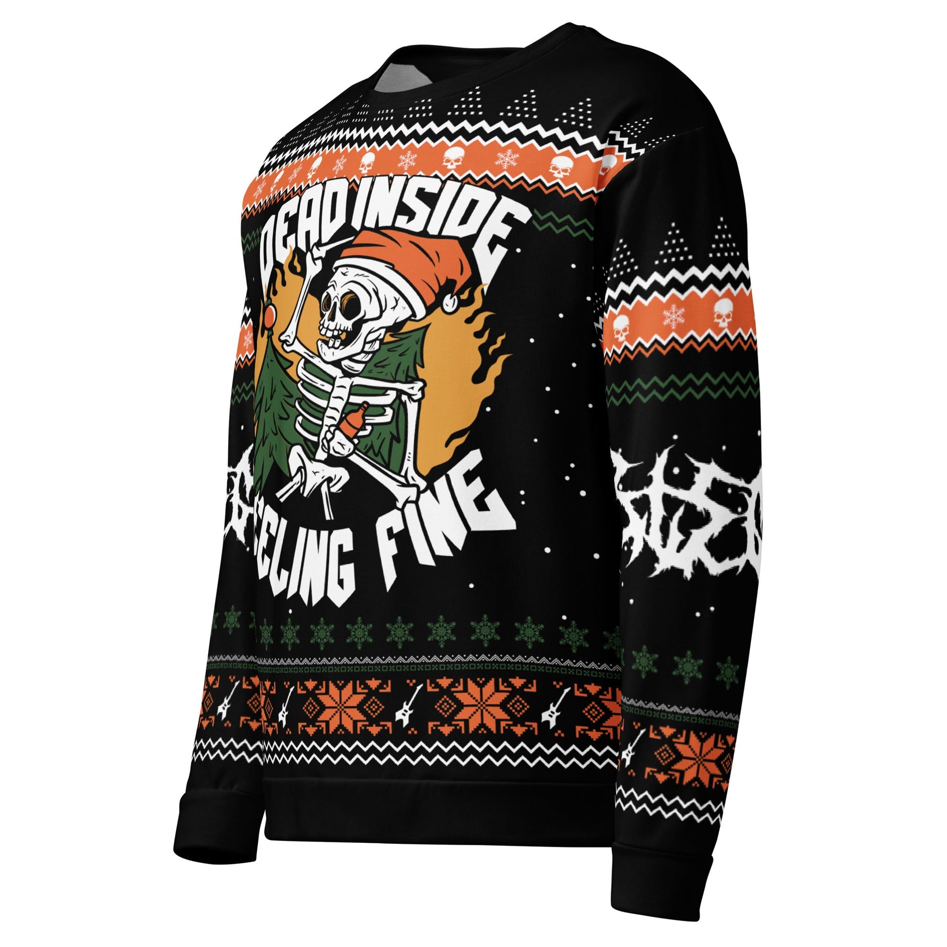 Dead Inside, Feeling Fine Ugly Christmas Sweater