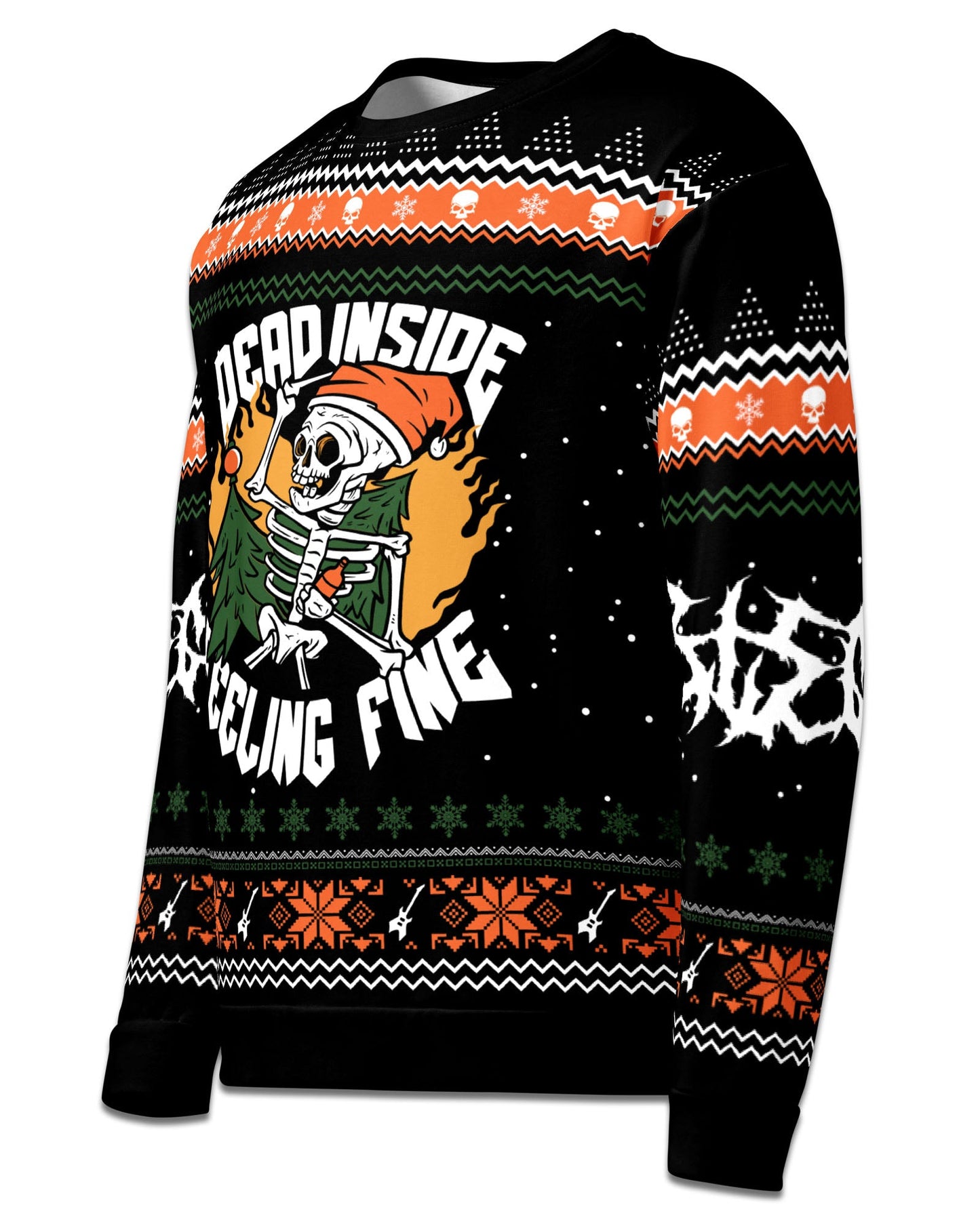 Dead Inside, Feeling Fine Ugly Christmas Sweater