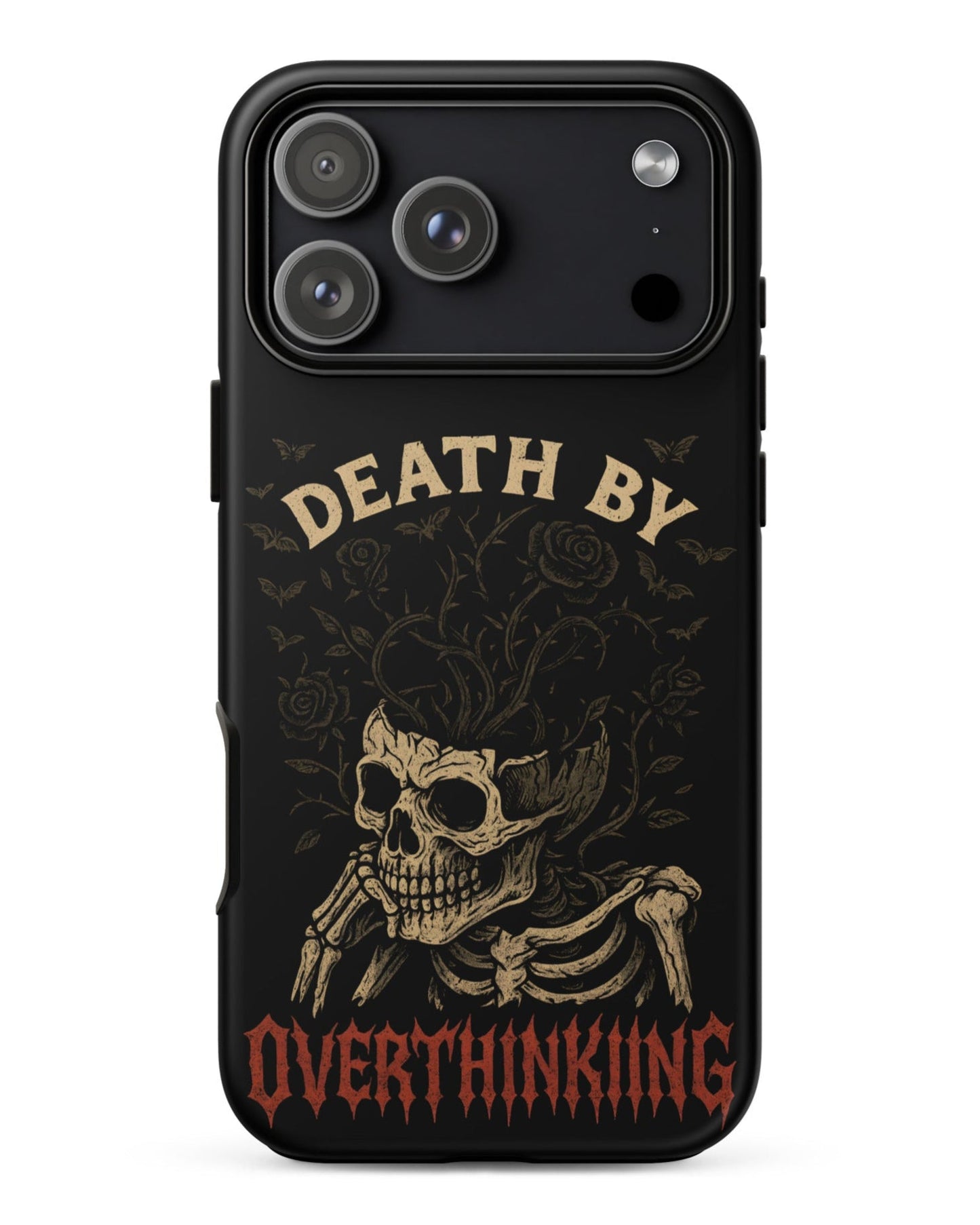 DEATH BY OVERTHINKING Tough Phone Case for iPhone®
