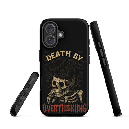 DEATH BY OVERTHINKING Tough Phone Case for iPhone®