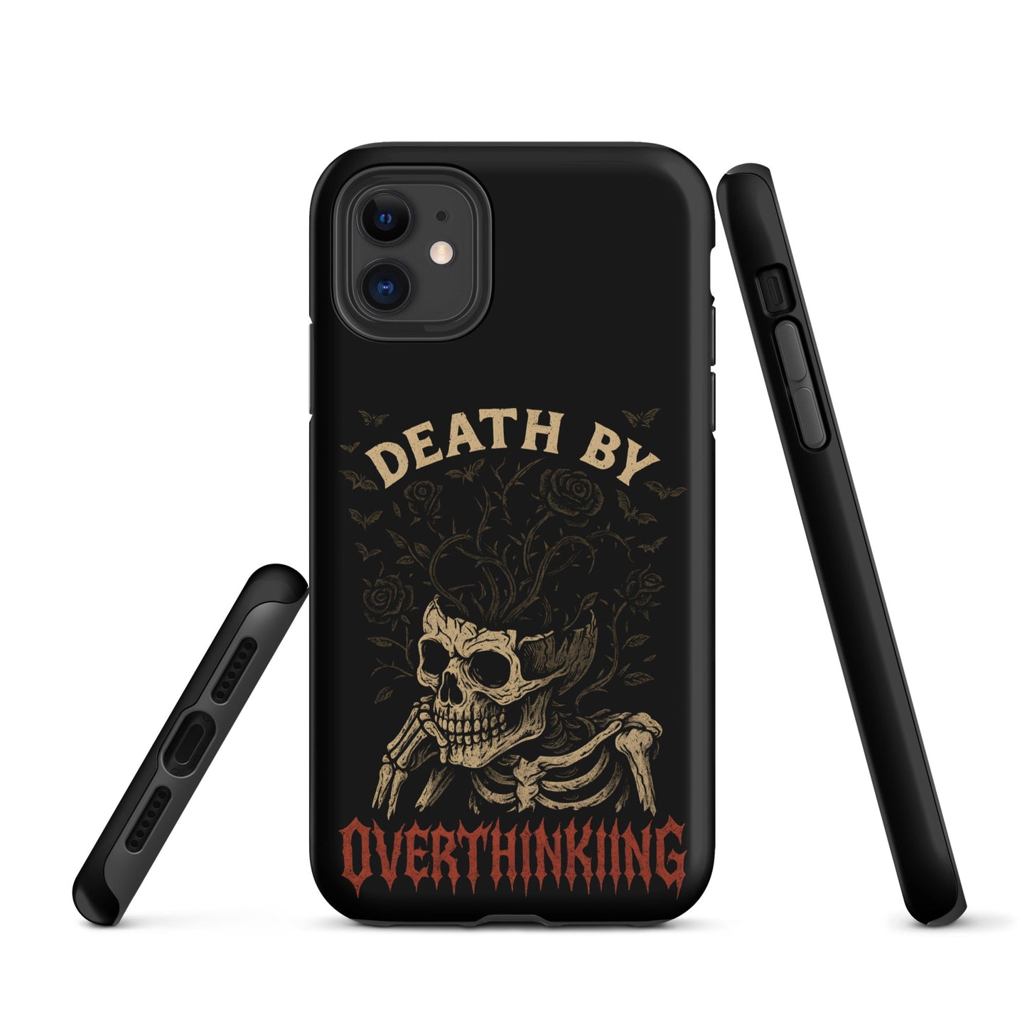 DEATH BY OVERTHINKING Tough Phone Case for iPhone®