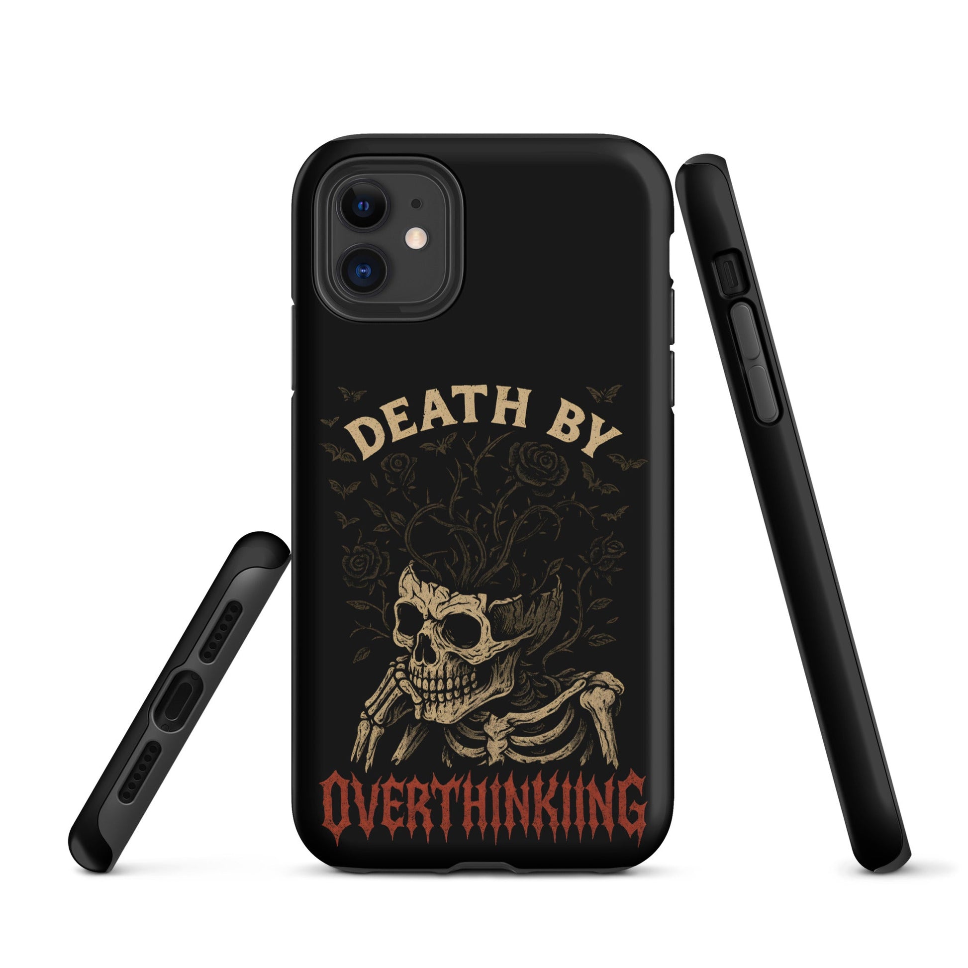 DEATH BY OVERTHINKING Tough Phone Case for iPhone®