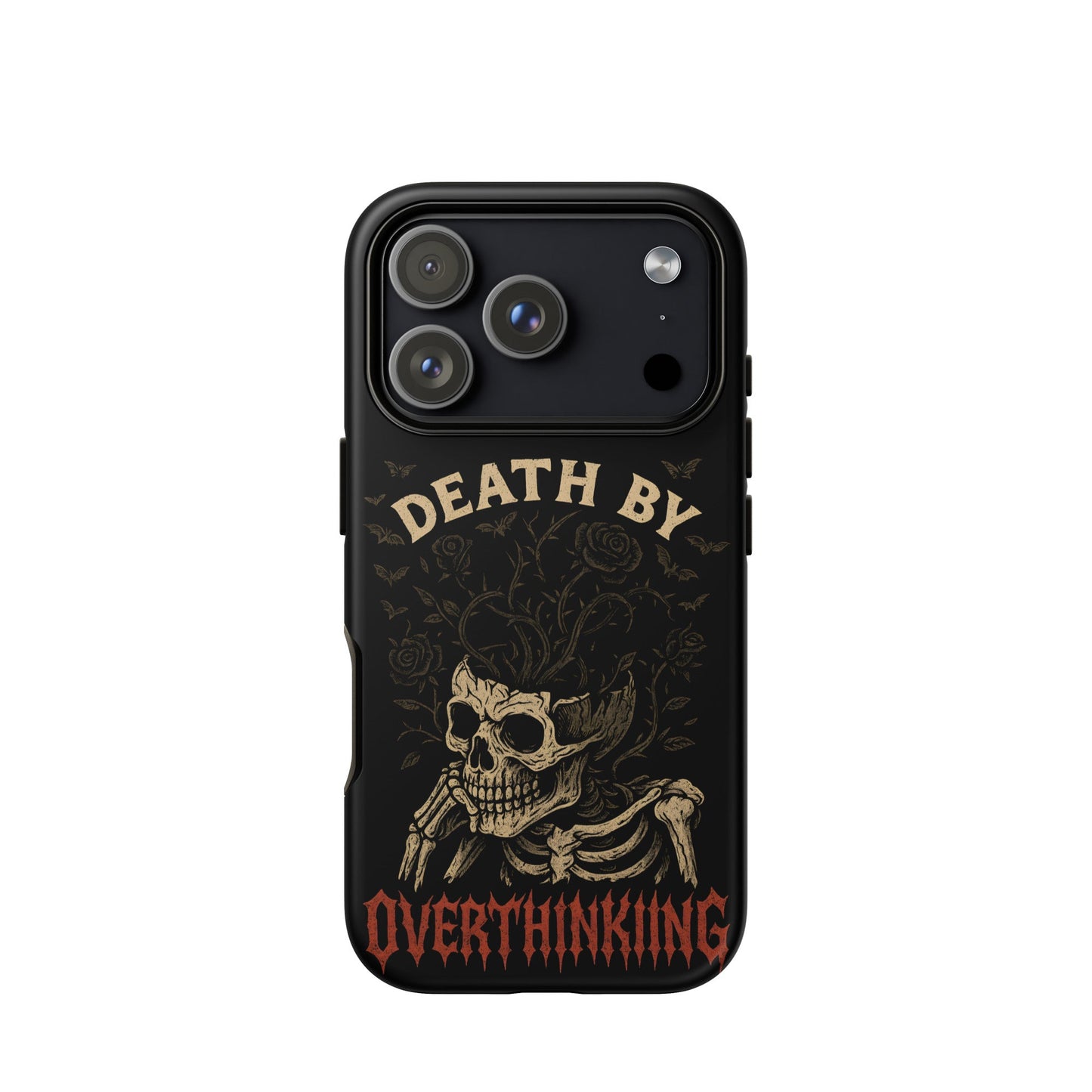 DEATH BY OVERTHINKING Tough Phone Case for iPhone®