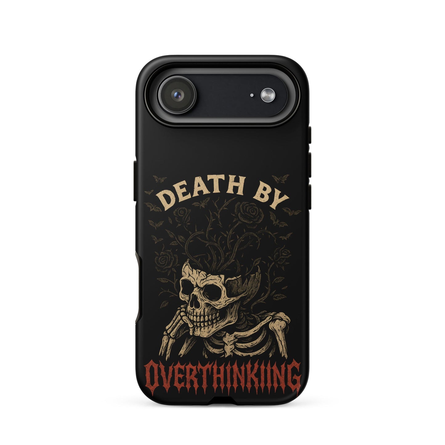 DEATH BY OVERTHINKING Tough Phone Case for iPhone®