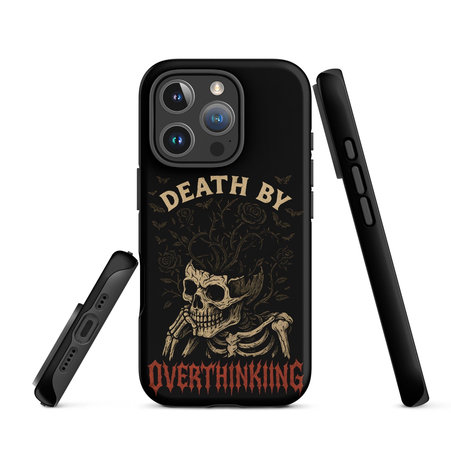 DEATH BY OVERTHINKING Tough Phone Case for iPhone®