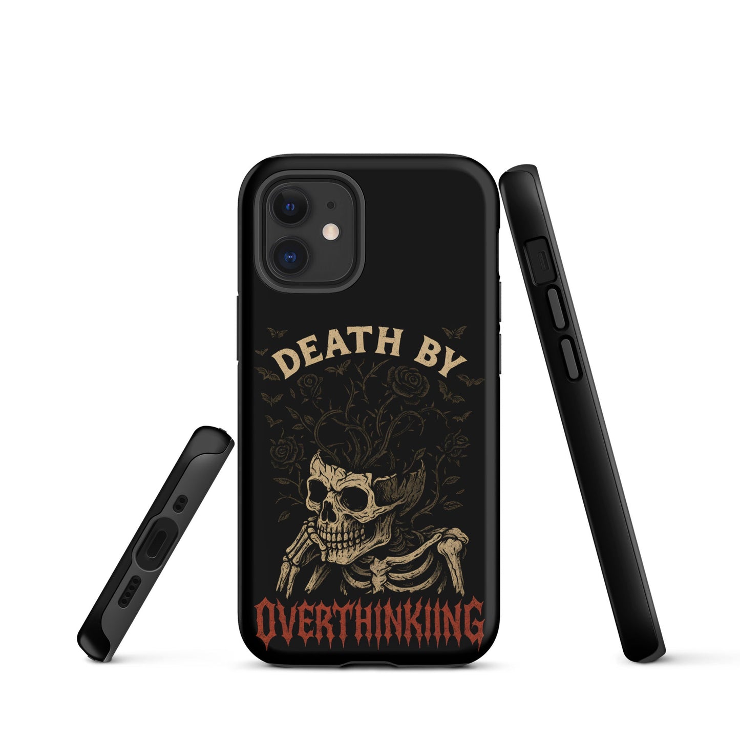 DEATH BY OVERTHINKING Tough Phone Case for iPhone®
