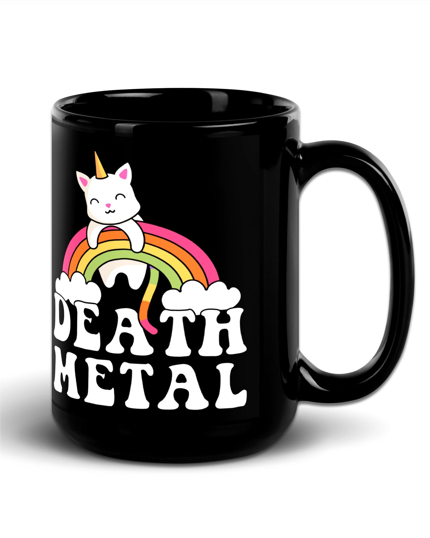Death Metal Kitty Mug
