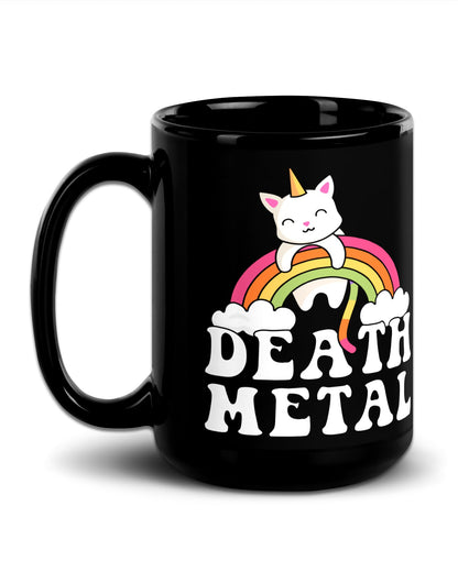 Death Metal Kitty Mug