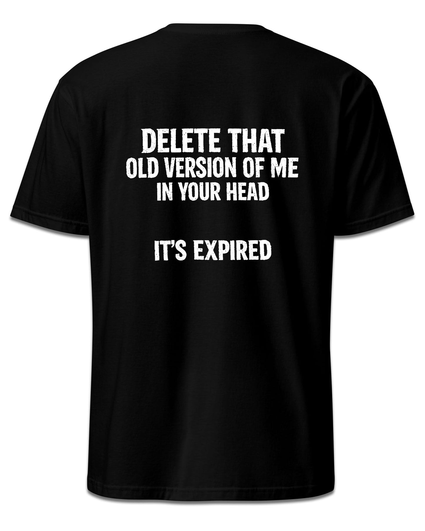 Delete That Old Version T-Shirt (back print)