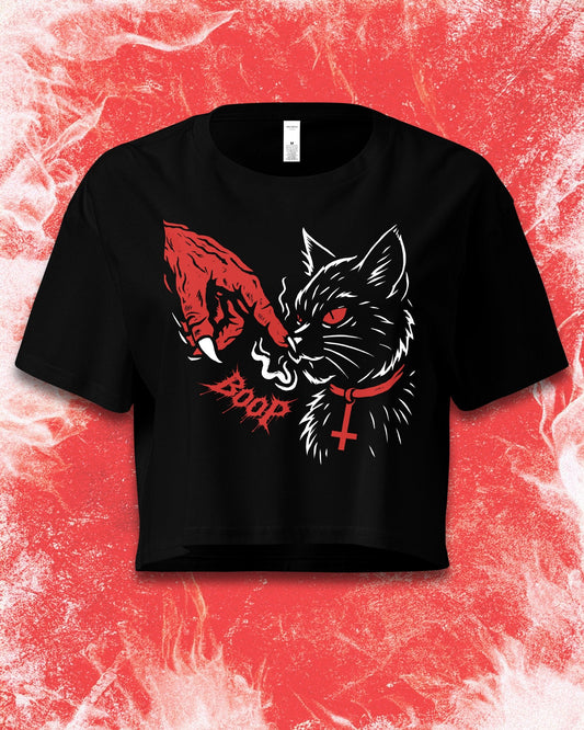 Demonic Boop Crop Top