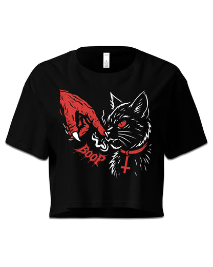 Demonic Boop Crop Top