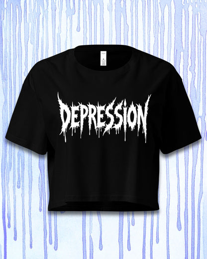 DEPRESSION Crop Top