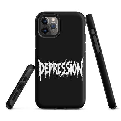 DEPRESSION Tough Phone Case for iPhone®