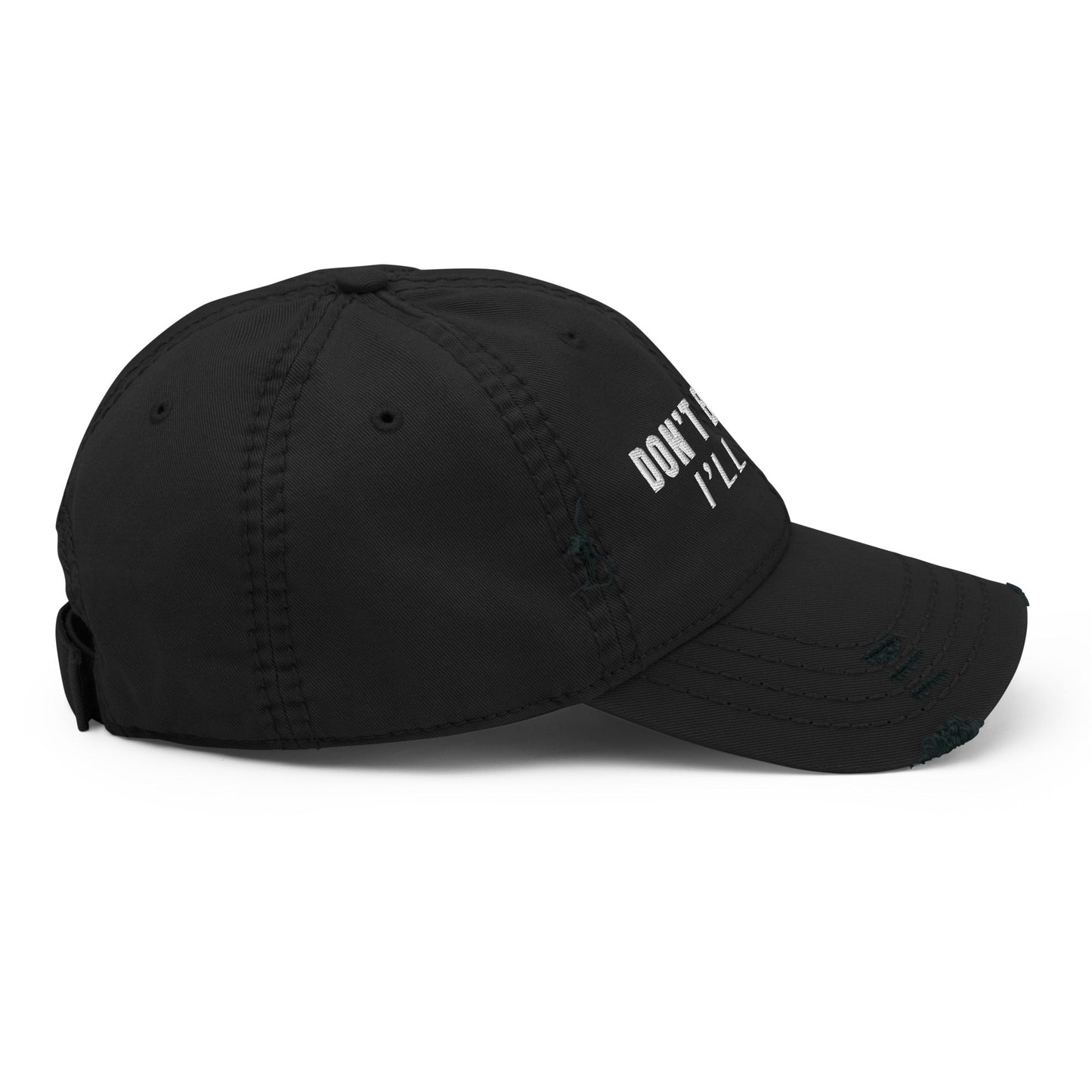 Don't Bully Me I'll Cum Distressed Dad Hat