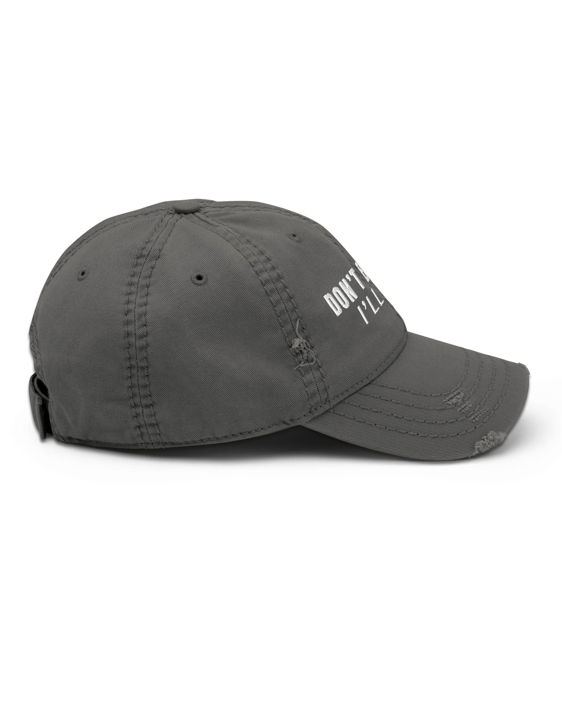 Don't Bully Me I'll Cum Distressed Dad Hat