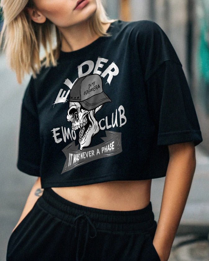 Elder Emo Club Crop Top