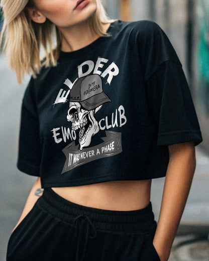 Elder Emo Club Crop Top