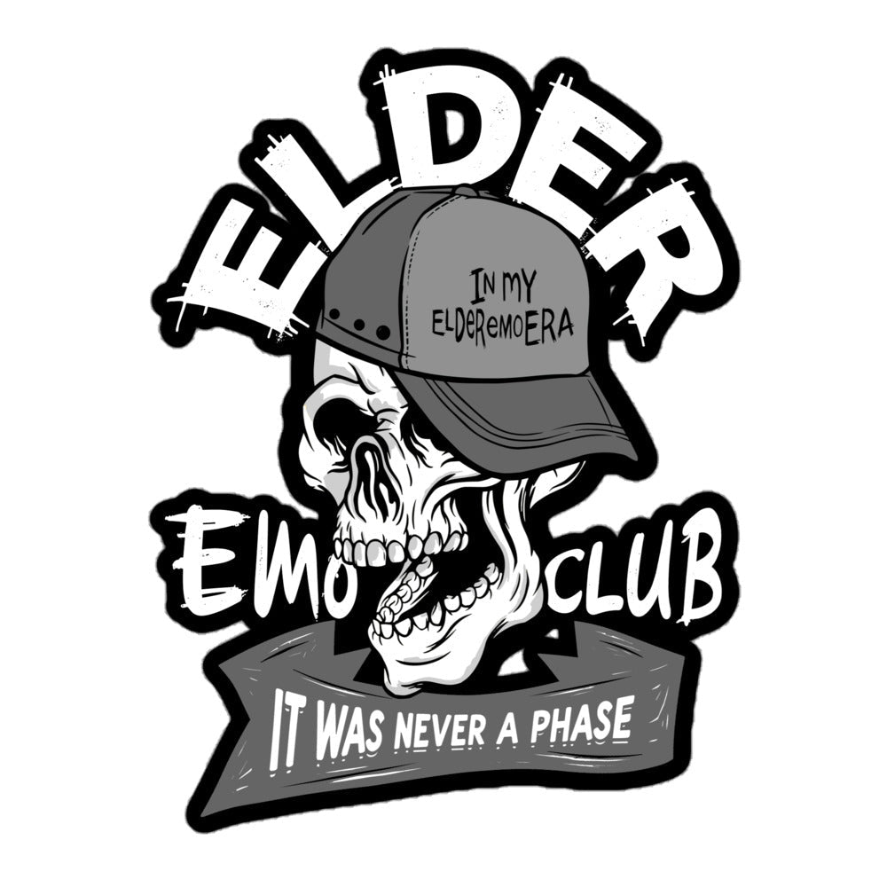 Elder Emo Club Hat Sticker