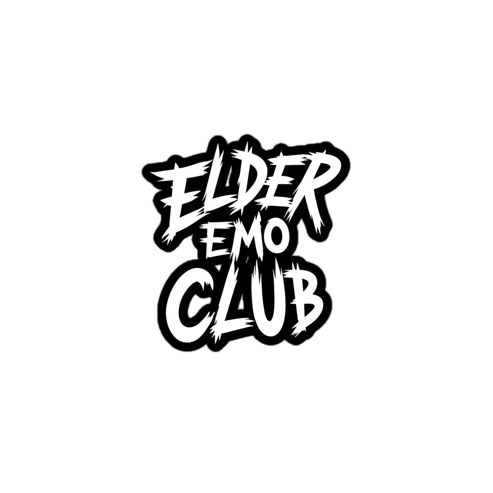 Elder Emo Club Sticker