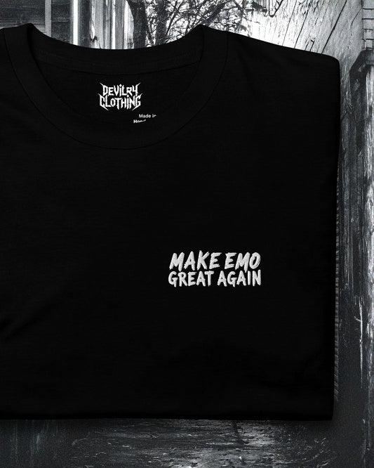 Embroidered Make Emo Great Again Tee