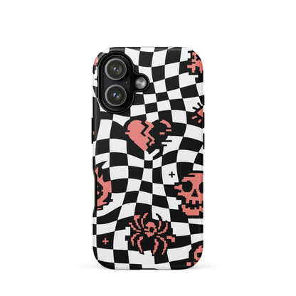 Emo Checkerboard iPhone Tough Case