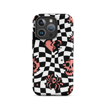 Emo Checkerboard iPhone Tough Case