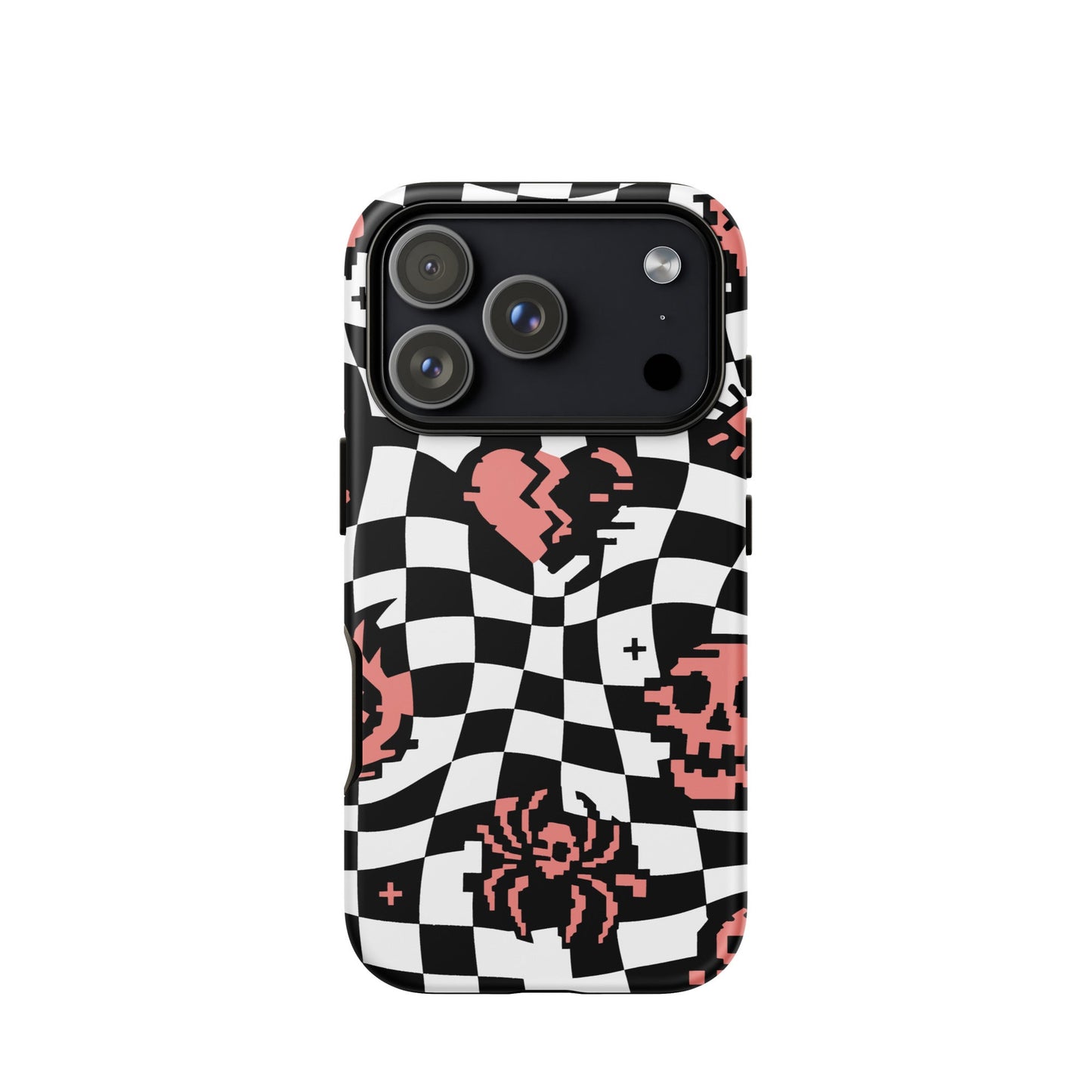 Emo Checkerboard iPhone Tough Case