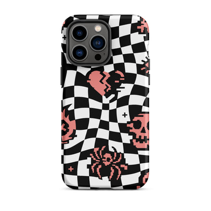 Emo Checkerboard iPhone Tough Case