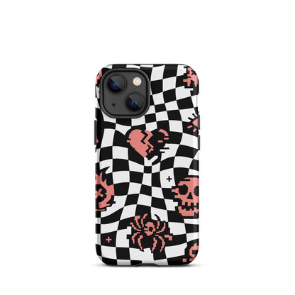 Emo Checkerboard iPhone Tough Case