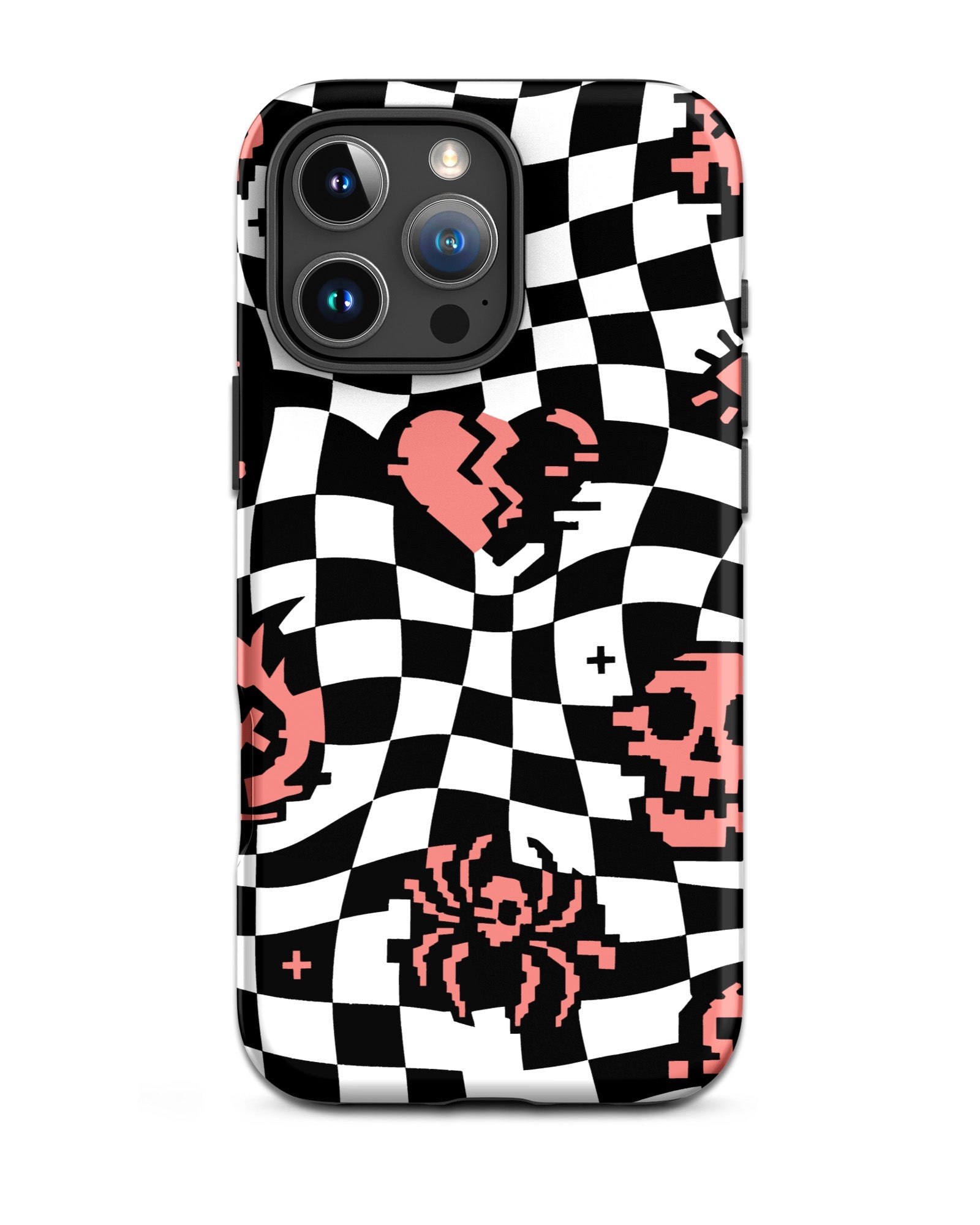 Emo Checkerboard iPhone Tough Case