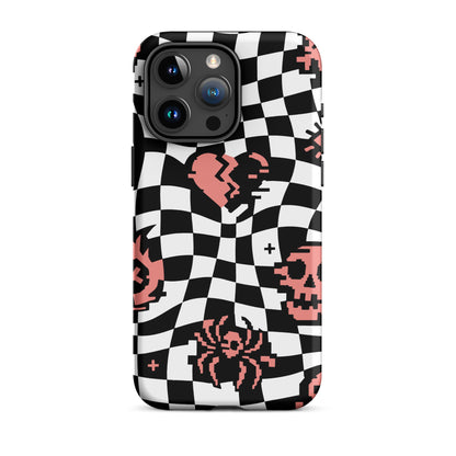 Emo Checkerboard iPhone Tough Case