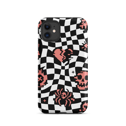 Emo Checkerboard iPhone Tough Case