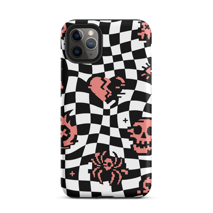 Emo Checkerboard iPhone Tough Case