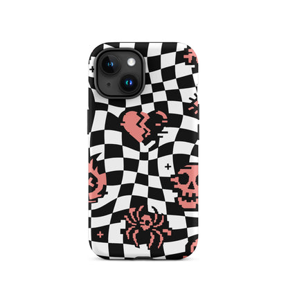 Emo Checkerboard iPhone Tough Case